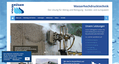 Desktop Screenshot of krueger-hochdrucktechnik.de