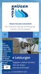 Mobile Screenshot of krueger-hochdrucktechnik.de